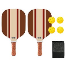 멍미 마샤투 모던 패들라켓 에디션 세트, 브라운, 1세트
