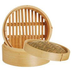 EXCELSA Asia 雙層竹編蒸籠, 1個, 20cm