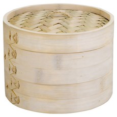 ibili Moka 雙層竹編蒸籠, 1個, 20.5cm