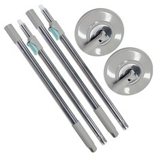 旋轉兩用腳踏桿拖把組, 2套