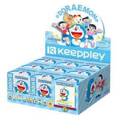 킵플레이 도라에몽 미니 블럭 피규어 랜덤발송, 9개