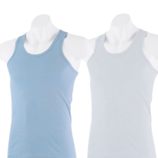 제임스딘 남성용 통기성 순면 베이직 유색 민소매 런닝 2종 세트