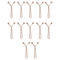 앙플러스 티 안나는 Y핀 허리 줄임 버클 조절 클립, 12개, 로즈골드