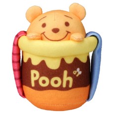 TAKARA TOMY 維尼軟軟手握蜂蜜罐, 1個, 小熊維尼