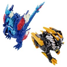 BANDAI 超人力霸王奧米加怪獸 01DX雷基尼斯&02DX特萊加隆公仔套組, 1套