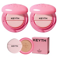KEYTH 핑크 마그넷 쿠션 15g x 2p + 리필 세트, 03 퓨어 베이지 (21~23호), 1세트