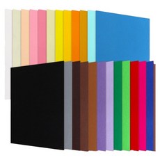 VICDREAM 大元Woodboard 原創自黏彩色毛氈 24色套組, 1套, 混合顏色