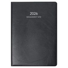 YANGJISA 2026 Management 16Tw 日誌, 黑色, 1個