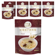 蘇伯 紅棗蓮子銀耳羹禮盒 6包, 1680g, 1組