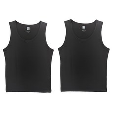 FITVEL 吸排速乾高彈力窄肩男背心2件組