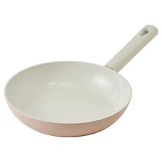 LocknLock 樂扣樂扣 IH電磁爐用 玫瑰金陶瓷IH平底鍋 粉紅色, 1個, 24cm