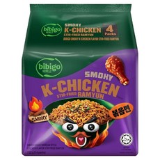 CJ bibigo iloveimg compressed 醬油BBQ炸雞醬風味乾拌麵 122g, 4包