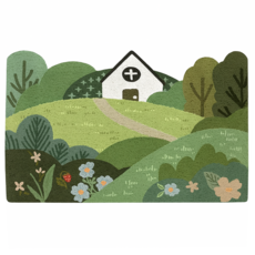 Mini嚴選 小清新自然風格PVC絲圈地墊 CN0507-A