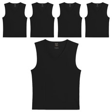 FITVEL 冰絲酷涼吸排速乾男寬肩背心 5件組