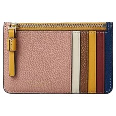 TORY BURCH 拼接皮革卡夾零錢包