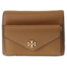 TORY BURCH 素面皮革零錢包