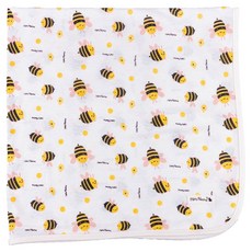 Hans Nature 新生兒用有機夏季提花包巾