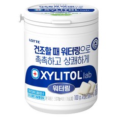 롯데자일리톨 lab 워터링, 100g, 1개