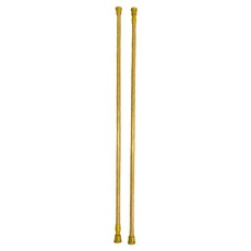 J&N 門簾 窗簾 浴簾伸縮桿 MY-0033 2個, 木紋色