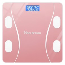 Ho覓好物 自動體重計 電池款, 1個, JP-4308, 粉色