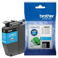 브라더 정품잉크 LC462C, 파랑, 1개