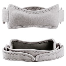 Herbzen 慢跑自行車防護減震護墊 白色 內部矽膠帶 雙向, 1個