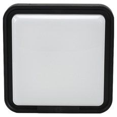 메가맨 비츠온 사각 벽 센서등 20w, 주광 블랙, 1개