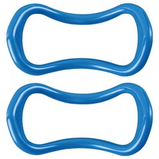 Herbzen 拉筋夾 小腿訓練器 瑜珈環 2入, 藍色, 1個