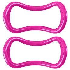 Herbzen 拉筋夾 小腿訓練器 瑜珈環 2入, 紅色, 1個