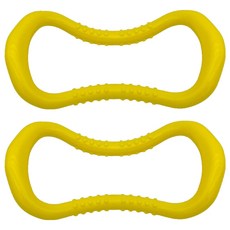 Herbzen 拉筋夾 小腿訓練器 瑜珈環 2入, 按摩黃色, 1個