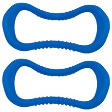 Herbzen 拉筋夾 小腿訓練器 瑜珈環 2入, 按摩藍色, 1個