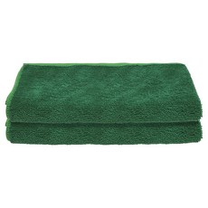 월드크린 코코 다용도 세차 타월 40 x 60 cm, 그린, 2개