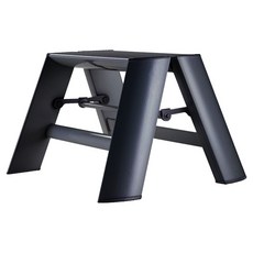 Hasegawa 長谷川 Lucano 標準折疊凳 1階 黑色, 1個