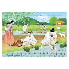 SAESAEM 提升認知能力四季拼圖 夏季, 1個, 圖書出版新社編輯部