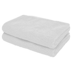 월드크린 코코 다용도 세차 타월 40 x 40 cm, 화이트, 2개