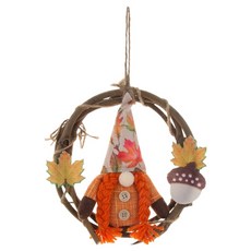 特雷奧瓦 簡約優雅人造花環 17 x 17 x 4 cm, 編織造型