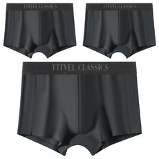 FITVEL 八片立體剪裁平口褲三件組