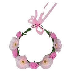 Treova 華麗人造花與花環, 粉紅色