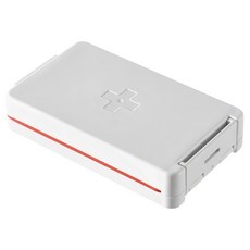 SHIMOYAMA 日本霜山 6格三重密封防潮藥盒/藥丸收納盒 紅色, 1個