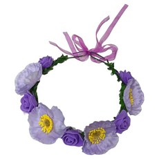 Treova 華麗人造花與花環, 紫色