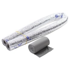 애드라이프 파이프 배관 커버 25mm 1M + 매직 보온테이프 그레이 세트, 1세트