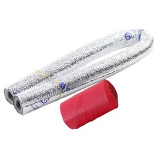 ADDLIFE 管道保溫套 30mm x 1m + 魔術保溫膠帶 紅色, 1套