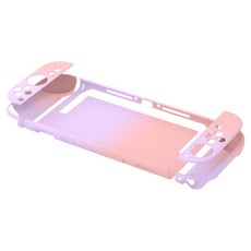 DAON 獨特時尚感 任天堂 switch 2 保護殼, 粉色 + 杏色, 1個, 單一商品
