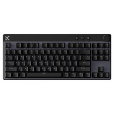 PREFLOW Rapid Trigger 有線無數字鍵盤區電競鍵盤, 黑色, MIX87 256K, 阿波羅軸