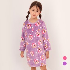 프리미에팜 여아용 캐치 티니핑 수면 파자마 원피스
