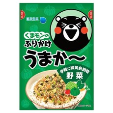 日本海水 熊本熊 蔬菜風味拌飯料, 1個, 25g