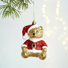 Treova 簡約華麗人造花環, 1個, 小熊