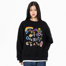 MOZMOZ Dreaming Out 圖案 Oversized 運動衫