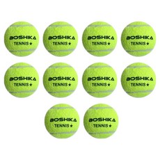 搏仕卡 [總公司正品] 練習網球 訓練球 教練球, 10個, 黃綠色
