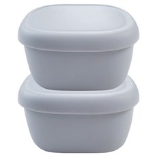 SiliPot 矽膠密封容器 灰色, 2個